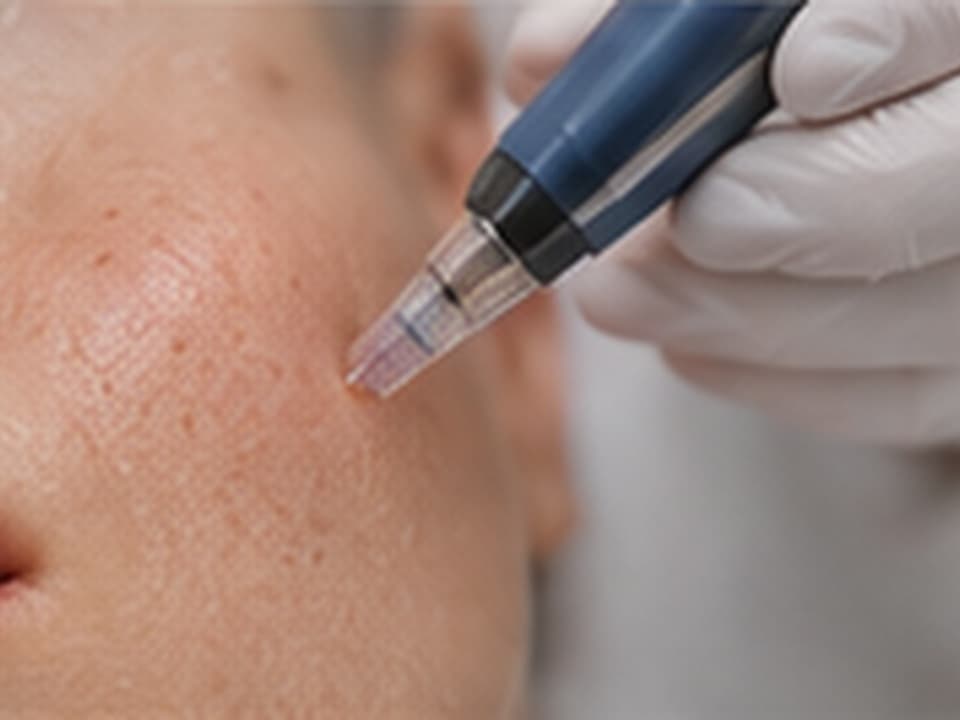 Representación visual de Dermapen para cicatrices